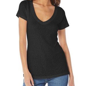 Michael Stars One Size Slub Deep V-Neck
